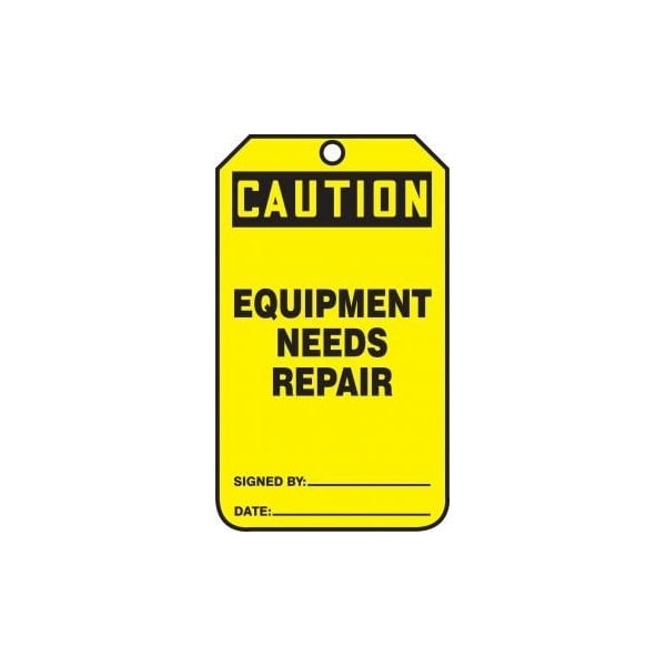 Accuform Danger, RP-Plastic, 3-1/4 in Width, 3/8 in Height, , 25 PK MDT656CTP - main